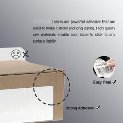 4″x2″ Direct Thermal Labels SKU UPC Label 750/Roll For Zebra LP ZP GX LP2844