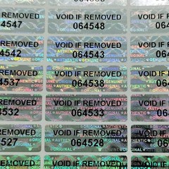 320 Pcs,Hologram Tamper Proof Stickers,Sealing Tamper evident Sticker,Void Hi…