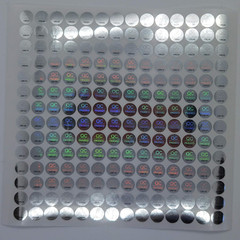 1100pcs 0.39 inch QC Passed Tamper Proof Stickers Silver High Security Tamper Ev
