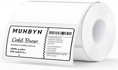 4” X 2” Direct Thermal Labels, Thermal Printer Stickers, Strong Adhesive & Perfo