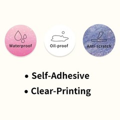 2400Pcs 2 Inch Thermal Stickers 4 Rolls Barcode Shipping Printer Labels