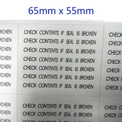 100x CHECK CONTENTS IF SEAL IS BROKEN for Acer Laptop Label Stickers Sealing