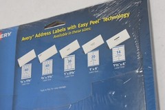 Avery Mailing Address Labels Easy Peel Inkjet White 1500 Pack 5260 1″ x 2-5/8″
