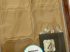 Embossed 18 labels, adhesive, 3 packs, new Avery Martha Stewart