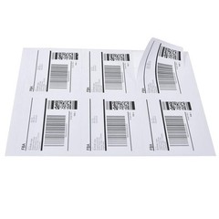 6 up 3-1/3 X 4 Sticker Labels Shipping Address Labels for Laser/Ink Jet Print…