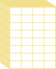 Versatile 480 Pcs 1″ x 1.5″ Blank Labels – Self-Adhesive & Printer Compatible