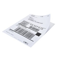 1000 Round Corner Half Sheet Shipping Labels 8.5×5.5 For Laser Inkjet Printer