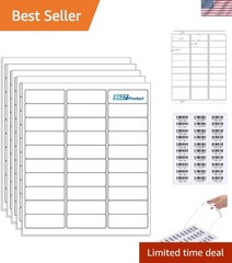 Quality White Sticker Labels 1×2.625 for Efficient Shipping – 900 Labels Total