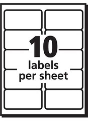 1000 Premium Neon Yellow Laser Address/Retail Shelf Labels 2″x4″ 10 Per Page