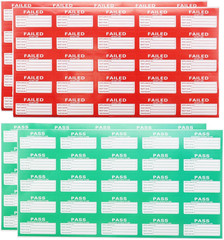 550Pcs PAT Testing Stickers – 500Pcs Pass, 50Pcs Failed – 50x25mm PAT Labels App