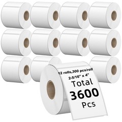 3-Proof 1″ Core 3600 Pcs Dymo 30256 Labels,2-5/16″ x 4″(59 mm x 101 mm) Direc…