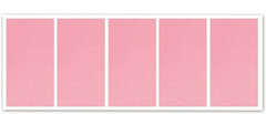 2×1 Pink thermal labels fanfold style. 1000 labels per order