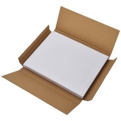 1000 Half Self Shipping Labels 8.5″x5.5″ Blank Self Adhesive Sticker 2 Per Sheet