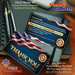 Ebay CLASSY Seller Thank You Business Note Cards (Flag), Bulk,Lots, 4 Amazon too