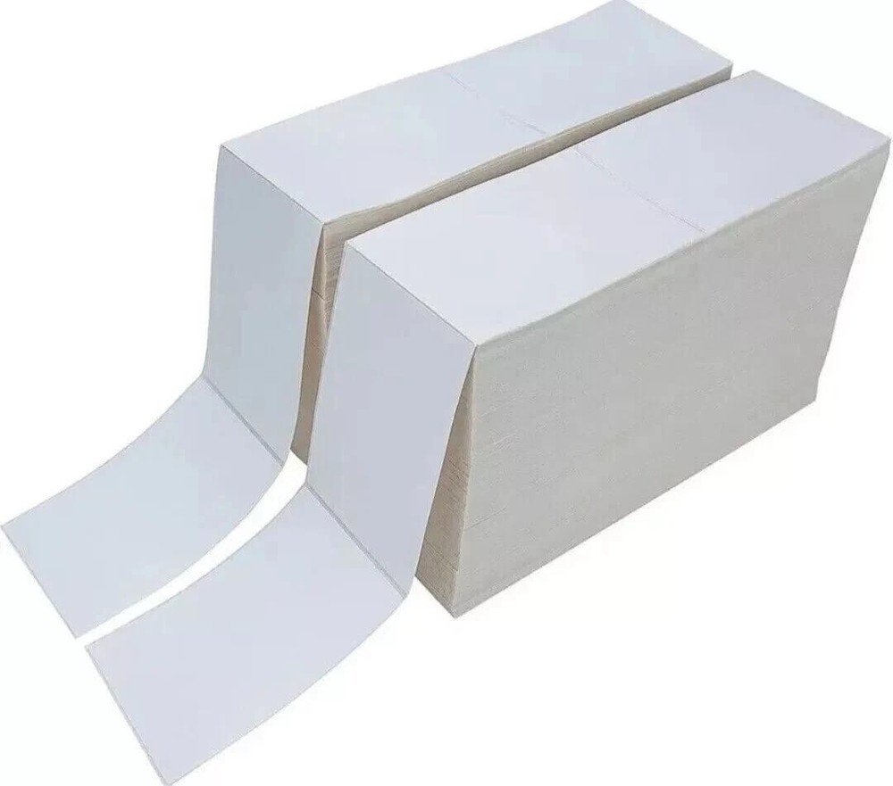 6000 4×6 Fanfold Direct Thermal Shipping Labels