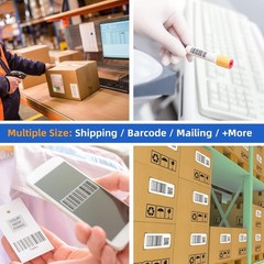 1-5Rolls 1″x3″ Direct Thermal Barcode Address Labels FNSKU/UPC/FBA Sticker