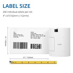 COLORWIING Compatible 4″ x 6″ Shipping Labels Replacement for Brother DK-1241…