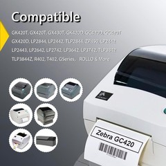 High Quality Matte Labels 2.25 Inch x 1.25 Inch Compatible with Thermal Printers