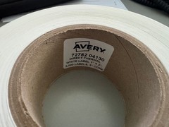 2″ x 1″ Avery Direct Thermal Barcode Labels 4 Rolls 3000/Roll for Zebra Rollo