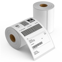 2 Rolls 4″ x 6″ Direct Thermal Printer Label, 250 Labels/Roll, Total 500 Ther…
