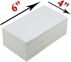 4×6 Thermal Shipping Labels Fanfold 500 Pack Adhesive Printer Mailing Stickers
