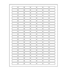 Small Sticky Labels White Rectangular Labels 1″ x 0.375 + Bonus Color Labels …