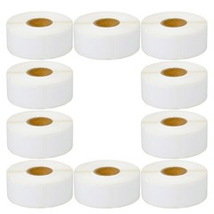 10Rolls 1″ x 1-1/2″ Book Spine Labels Tapes 30347 for Dymo LabelWriters 450 Duo