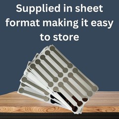 Tamper Evident Stickers Security Labels 0.5 Inch X 2.875 White Pack of 100
