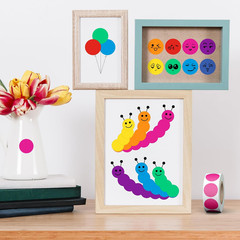 4000 PCS 3/4″ Colored Dot Stickers Circle Color Coding Labels, 8 Colors Coding L