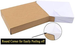 Shipping Label with Rounded Corner, 8.5 X 5.5 Inches Half Sheet Self Adhesive Sh