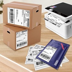 50-4000 Premium 8.5″ X 5.5″ Half Sheet Self Adhesive Shipping Labels 2 Per Sheet
