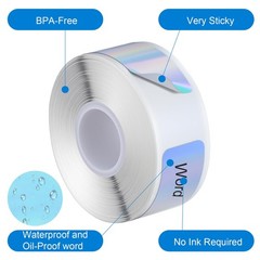 320 Pcs D30 Label Tape, Thermal Printer Labels Paper for Phomemo D30 D32 D35 …