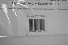 Jam Paper Shipping Address Labels Standard Mailing 2″ x 4″ Lunar Blue Kraft