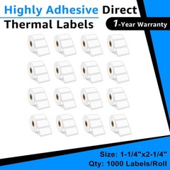 16Rolls 57mm x 32mm Multipurpose 1000 Labels 30334 for Dymo Labelwriter 450