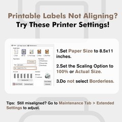 2″ Round Label Stickers for Inkjet or Laser Printer, Matte White, 360 Printable