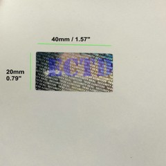 500PC x Laser Security Seal Tamper Proof Warranty Label Void Stickers 1.57*0.79″