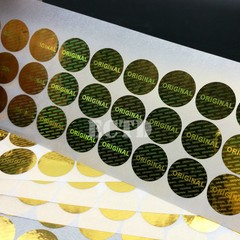 2000 ORIGINAL SECURITY Hologram Stickers Warranty Seal Labels Tamper Proof 0.6″