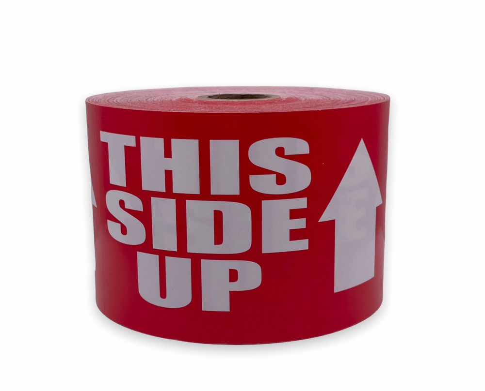 3×5 This Side Up with Arrow Labels Shipping Warning Stickers (2) RLS of 300 EA