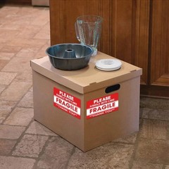Fragile Stickers 1 Roll 250 Fragile Label Sticker Handle With Care Mailing