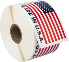 2×3 Proudly Made in USA Label Stickers 2″ x 3″ Labels