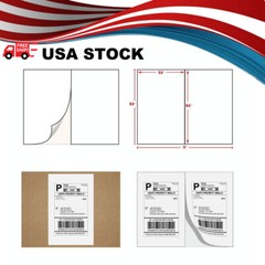 Shipping Labels 2 Per A4 Sheet For Laser and Inkjet Self Adhesive 8.5″ x 5.5″