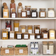 308 Personalized Pantry Labels – Waterproof, Minimalist Design for Food Storage