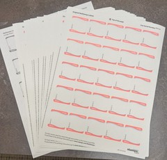 Open Box – Stamps.Com Original NetStamps Labels printable stamp sheets, 25/page