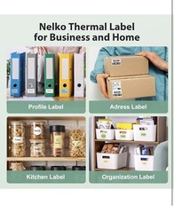 230 Thermal Labels for PM220 Label Maker,1.57” x 1.18” 40x30mm)Thermal Sticker