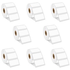 8 Rolls Multipurpose Label Compatible for Dymo LabelWriter 30334 2-1/4″ x 1-1/4″