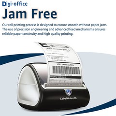 Compatible with DYMO 1744907 (4″ x 6″) Shipping Label Strong Adhesive Perforated