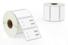 Barbell Style Jewelry Price Tag Labels for DYMO 30299 – 3000 Labels (2 Rolls)