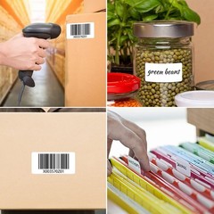1-6 Rolls Thermal Labels 4″x2″ UPC Barcodes Address Shipping Labels For Zebra