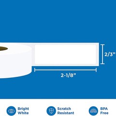 15PK DK1204 For Brother White Paper Labels,400 Labels/Roll,With Cartridge Frame
