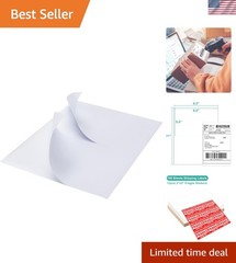 High-Quality 200 Shipping Labels – Easy Peel, Waterproof & Bonus Fragile Labels